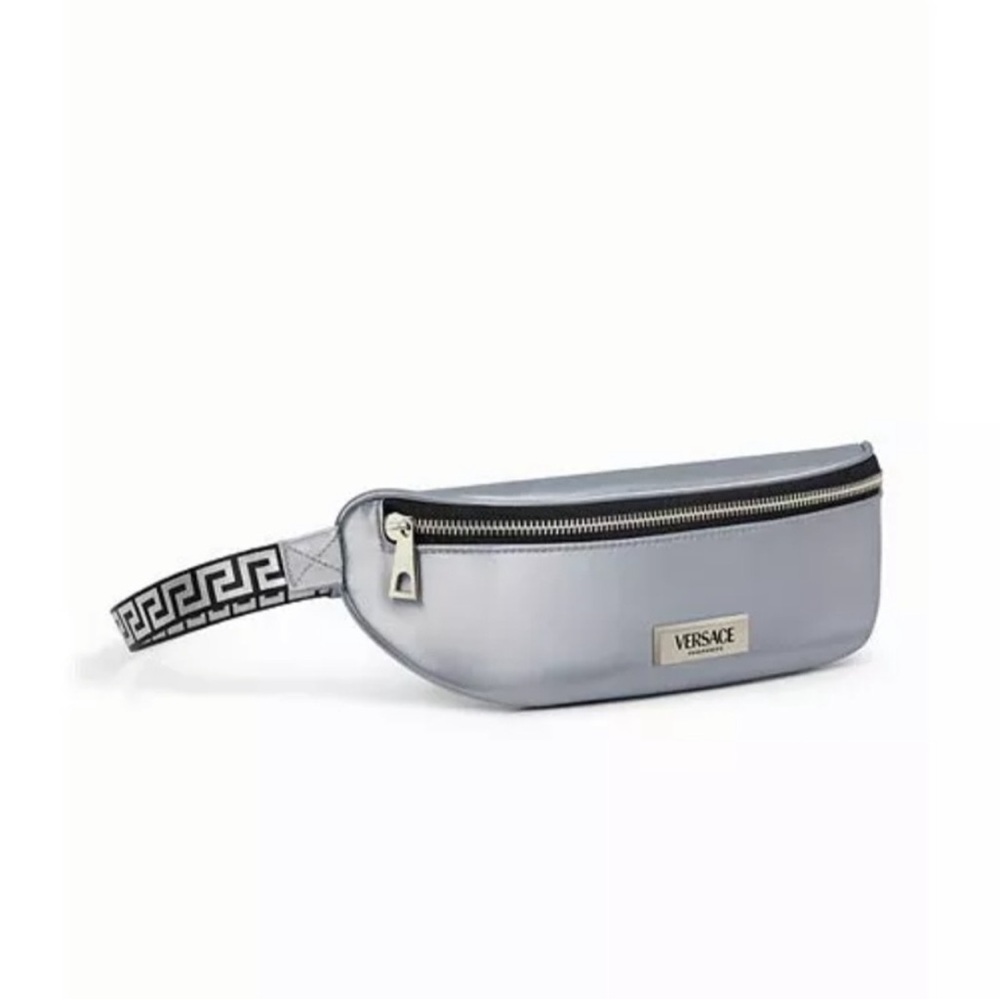 Versace Metallic Silver Belt Bag new never used - Picture 6 of 7